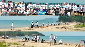 ASDP Bakauheni Gelar Ocean Clean Up Day di Pantai Minang Rua