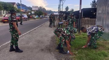 Semarak Pesparawi Nasional XIV, Prajurit Kodam XVIII/Kasuari Gelar Karya Bakti