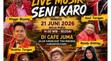 Giat Seni Karo: Cafe Juma Jadi Panggung Kreativitas Musik PSBK Siap Gelar Ajang Pencari Bakat