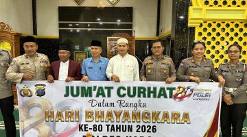 Jumat Curhat di Masjid, Polres Karo Serap Aspirasi Warga Sambut HUT Bhayangkara ke-80