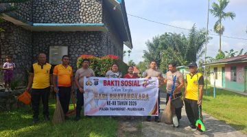 Sambut HUT Bhayangkara ke-80, Polsek Tiganderket Gelar Bakti Sosial di Rumah Ibadah