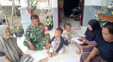 Babinsa Koramil 07/Salak Pererat Sinergi dengan Bidan Desa dalam Mendukung Kesehatan Masyarakat