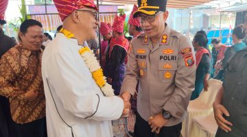 Kapolres Karo Hadiri Pemberkatan dan Peresmian Gereja Katolik Stasi St. Antonius Padua Gurukinayan