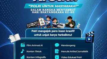 Polri Gelar Lomba Konten Kreatif Sambut Hari Bhayangkara ke-80