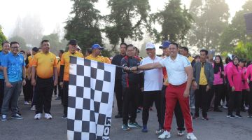 *“HUT Bhayangkara ke-80: Forkopimda Karo Kompak Gerak Jalan Bareng di Berastagi Cottage, Pererat Sinergi TNI-Polri-Pemda”*