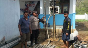 Bor Khusus Didatangkan dari Siantar, Pembangunan Sumur Bor di SD Terpencil Karo Kembali Dilanjutkan
