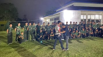 Garda Terdepan Lestarikan Budaya Lampung, Prajurit Brigif TP 45/SB Latihan Pencak Silat Sekinci Kinci
