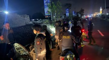 Respons Cepat Laporan 110, Tim LINGKABER Polres Karo Bubarkan Kerumunan Remaja dan Tertibkan Knalpot Brong