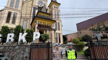 Polres Karo Perketat Pengamanan Ibadah Minggu, Pastikan Jemaat Beribadah dengan Aman dan Khusyuk