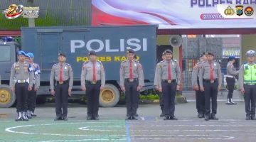 AKBP Pebriandi Haloho Pimpin Sertijab Empat Pejabat Utama Polres Karo