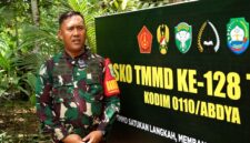 Dansatgas TMMD ke-128 Kodim 0110/Abdya
Letkol Inf Rana Mega Al-Amin, S.I.P.
