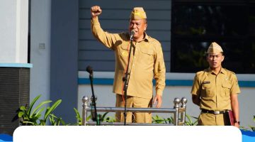 Bupati Karo Pimpin Apel Gabungan ASN di Lingkungan Pemkab Karo