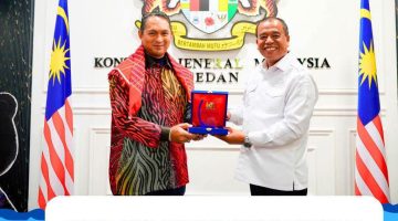 BUPATI KARO AUDIENSI DENGAN KONSULAT JENDERAL MALAYSIA DI MEDAN, BAHAS PENGUATAN KERJA SAMA SEKTOR KESEHATAN