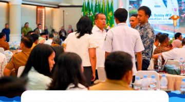 BUPATI KARO HADIRI RAKOR MONITORING DAN ASISTENSI PENGGUNAAN DANA TKD TAMBAHAN DI PROVINSI SUMATERA UTARA