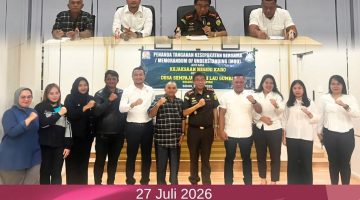 Perkuat Pengelolaan Dana Desa, Kejari Karo Penandatanganan MoU Bidang Datun dengan Desa Sempajaya dan Lau Gumba