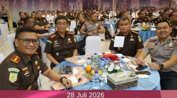 Perkuat Sinergi Penanganan Perkara, Kajari Karo Hadiri Komitmen Bersama Polda dan Kejati Sumut