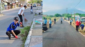 Pemkab Lampung Selatan Gelar Gema HELAU, Ratusan ASN Gotong Royong Bersihkan Kota Kalianda