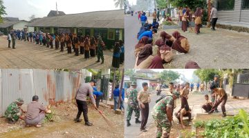 Koramil 421-03/Pnh Gelar Karya Bhakti Sambut HUT Ke-1 Kodam XXI/Radin Inten