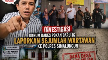 INVESTIGASI: Dana Desa Pokan Baru Rp1,35 Miliar Disorot, Pertanyaan atas Rabat Beton Berujung Laporan Polisi terhadap Wartawan