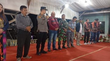 Polsek Kutabuluh Kawal Guro-Guro Aron, Ajak Masyarakat Jaga Keamanan Pesta Tahunan