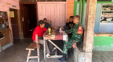 Babinsa Koramil 06/Kerajaan Edukasi Warga Agar Tak Membuka Lahan dengan Cara Membakar