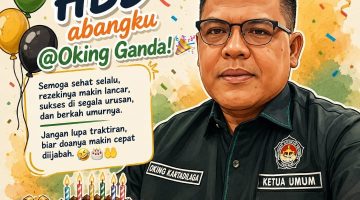 Penuh Kehangatan, Keluarga Besar Nasionaldetik.com Berikan Ucapan Selamat Ulang Tahun Kepada Ketua Umum Oking Kartadilaga