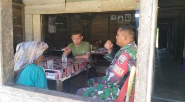 Wujud Sinergitas, Babinsa Koramil 07/Salak Ajak Warga Desa Cikaok Perkuat Ketahanan Wilayah dan Sektor Pertanian