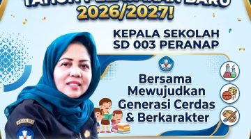 Sambut Tahun Pelajaran Baru 2026/2027, Kepala Sekolah SD 003 Peranap Ajak Seluruh Elemen Bersama Mewujudkan Generasi Cerdas dan Berkarakter