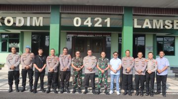 Kapolres Lampung Selatan Perkuat Sinergi dengan Kodim 0421 dan Kejari, Bahas Stabilitas Kamtibmas hingga Implementasi KUHP Baru