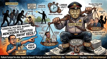 Lamban Usut Kasus Pengeroyokan dan Penembakan, Kinerja Polres Bungo Dikritik Tajam: “Mencederai Konstitusi Rakyat Kecil!”