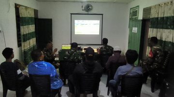 Koramil 421-03/Penengahan Gelar Nobar Piala Dunia 2026, Pererat Kemanunggalan TNI dengan Masyarakat