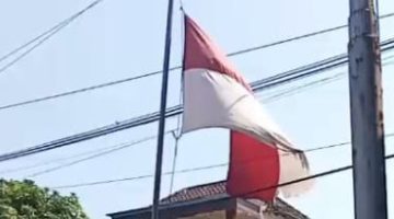 Diduga Alergi Kritik dan Lupa Sejarah: Bendera Merah Putih Robek Dibiarkan Berkibar, Kepala Desa Pulorejo Jombang Bungkam Saat Dikonfirmasi