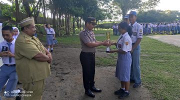 Bangun Generasi Berkarakter, Polres Karo Sampaikan Pesan Kamtibmas kepada Siswa SMA Negeri 1 Tigapanah