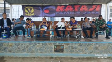 Junjung Tinggi Sportivitas, Danramil Cikijing Hadiri Pembukaan Turnamen Sepak Bola Kataji Cup 2026 di Majalengka