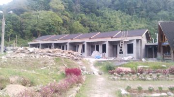 Camat Merdeka Akui Kecolongan Terhadap 6 Unit Bangunan Liar Tanpa Ijin, di Pemandian Air Panas Semangat Gunung