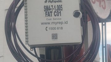 Tanpa Memiliki Ijin,Tiang Internet Perusahan Swasta  MyRepublic, Berdiri Megah di Atas Aset Pemkab Karo