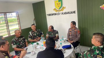 Wakapolres Karo Hadiri Silaturahmi dan Acara Pamit Dandenpom I/2 Sibolga di Kabanjahe