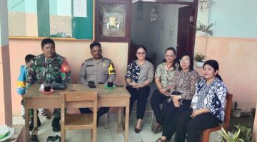 Sekolah Bukan Tempat Bullying, Babinsa dan Bhabinkamtibmas Ajak Guru Perkuat Pendidikan Karakter