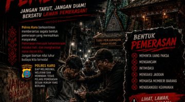 Komitmen Wujudkan Kamtibmas, Polres Karo Tegaskan Tak Ada Tempat Bagi Pemerasan