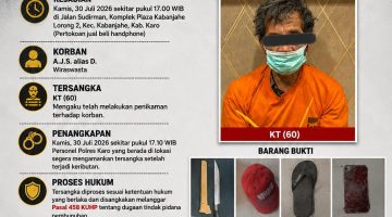 Diduga Tikam Pria hingga Tewas di Plaza Kabanjahe, Pelaku Diamankan Beberapa Menit Setelah Kejadian