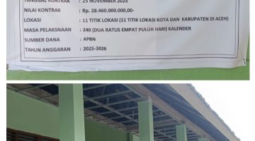 Rehabilitasi MTsN 1 Subulussalam Disorot, Pekerja Tanpa APD hingga Atap Yang lama Di Cat Ulang Dipertanyakan