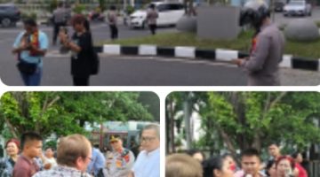 Pengguna Jalan Keluhkan Aksi Unras Ilegal Yang Dipimpin Istri DPO LS, Sebabkan Kemacetan Hampir 1 Km
