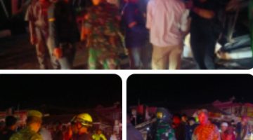 Koramil 1701/Majalengka Bergerak Cepat Tangani Videotron Roboh Akibat Angin Kencang di Bundaran Cigasong, Satu Pengendara Meninggal Dunia