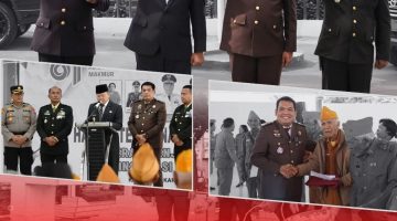 Peringati Hari Veteran Nasional, Kejari Karo Ikuti Upacara Ziarah dan Tabur Bunga Bersama Forkopimda