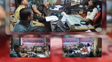Perkuat Sinergi Lintas Instansi, Kasi Intel Kejari Karo dan Kodim 0205/TK Bincang Program Teritorial di RBK FM