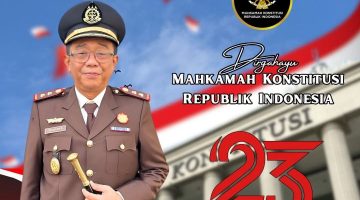 Peringati Dirgahayu ke-23 MK RI, Kejaksaan Negeri Karo Tegaskan Dukungan Penegakan Hukum yang Independen