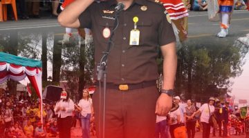 Tanamkan Jiwa Nasionalisme Sejak Dini, Kejari Karo Sambut Pawai Kemerdekaan Pelajar di Kabupaten Karo