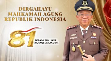 Ucapkan Selamat HUT MA Ke-81, Kepala Kejari Karo Dorong Terwujudnya Peradilan yang Agung dan Tepercaya