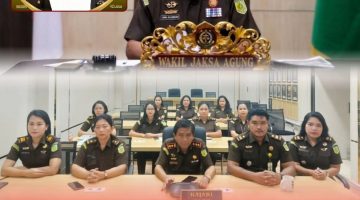 Kejari Karo Ikuti Penutupan Rapat Evaluasi Kinerja Semester I Kejaksaan RI Tahun 2026 Secara Virtual