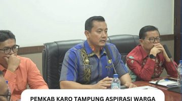 Pemkab Karo Tampung Aspirasi Warga Semangat Gunung Soal Jalan dan Keamanan